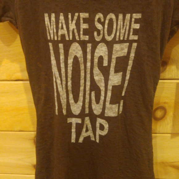 Women's Brown Graphic Tap Hoodie Shirt - Picture 5 of 9